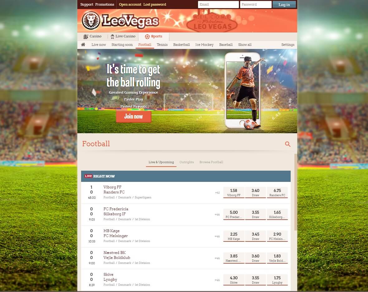 leovegas sport betting